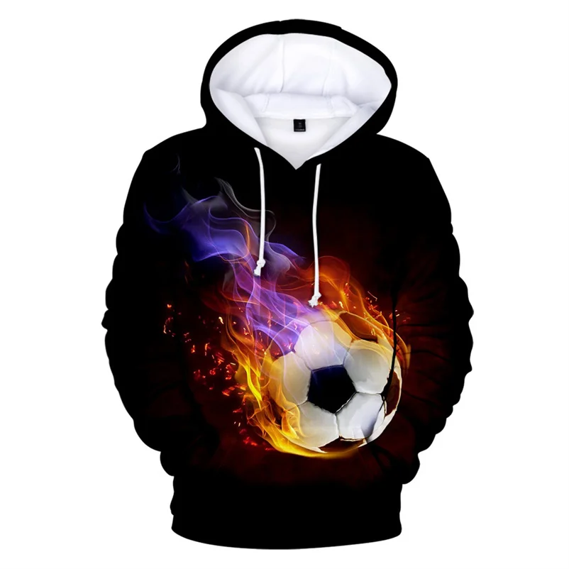 

3D Football Hoodies Men Women Autumn Winter Sweatshirts New Space Galaxy Football Hoodie Boys Girls Casual Pullovers