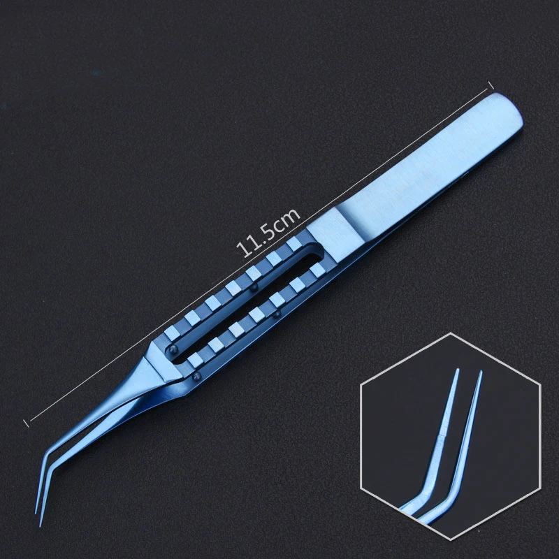 Fine Titanium Alloy Hair Planting Tweezers Hair Planting Tweezers Hair Follicle Planting Transplanting Forceps Hair