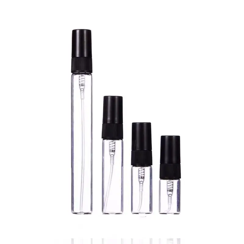 20/50/100PCS  2/3/5/10ml Sample Spray Bottle Portable Glass Perfume Bottle Atomizer Container Women Perfume Pump Travel Bottle