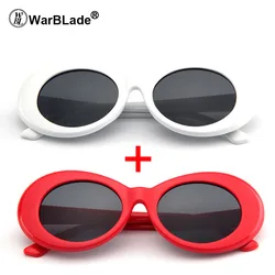2PCS Men Women Goggles Glasses UV400 Mirrored Kurt Cobain Sunglasses Classic Fahion Female Male Sun Glasses Eyewear Gafas De Sol