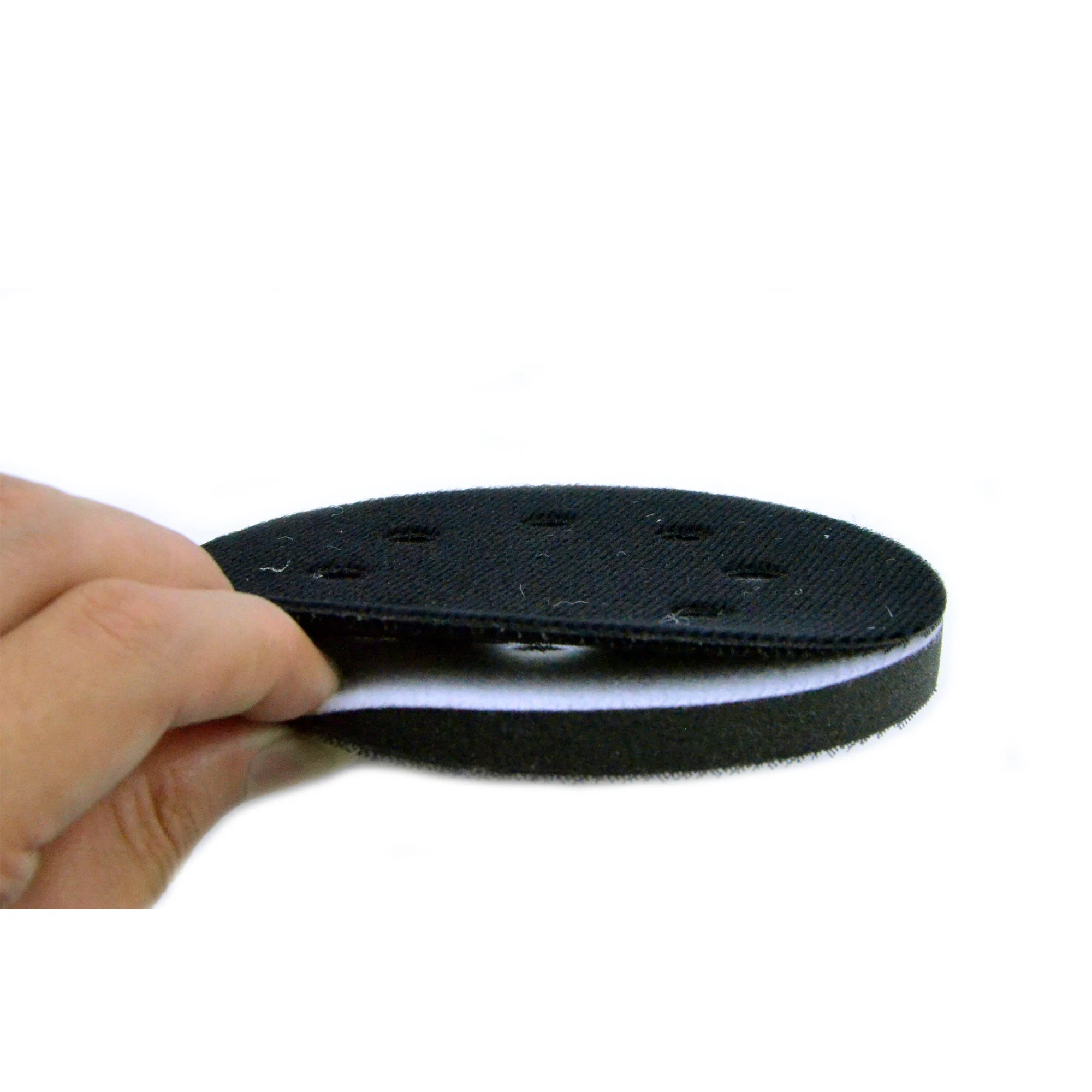 POLIWELL 2PCS 5 ''125mm 8-Löcher Schwamm Interface Pad Oberfläche Schutz Polieren Pad für Haken & schleife Schleifen Disc und Schleif Pad