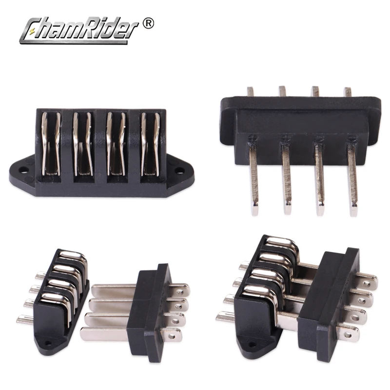 Hailong Power Discharge Connector, Male or Female, Ebike Parts, Power Plug, 4Pins, 5Pins