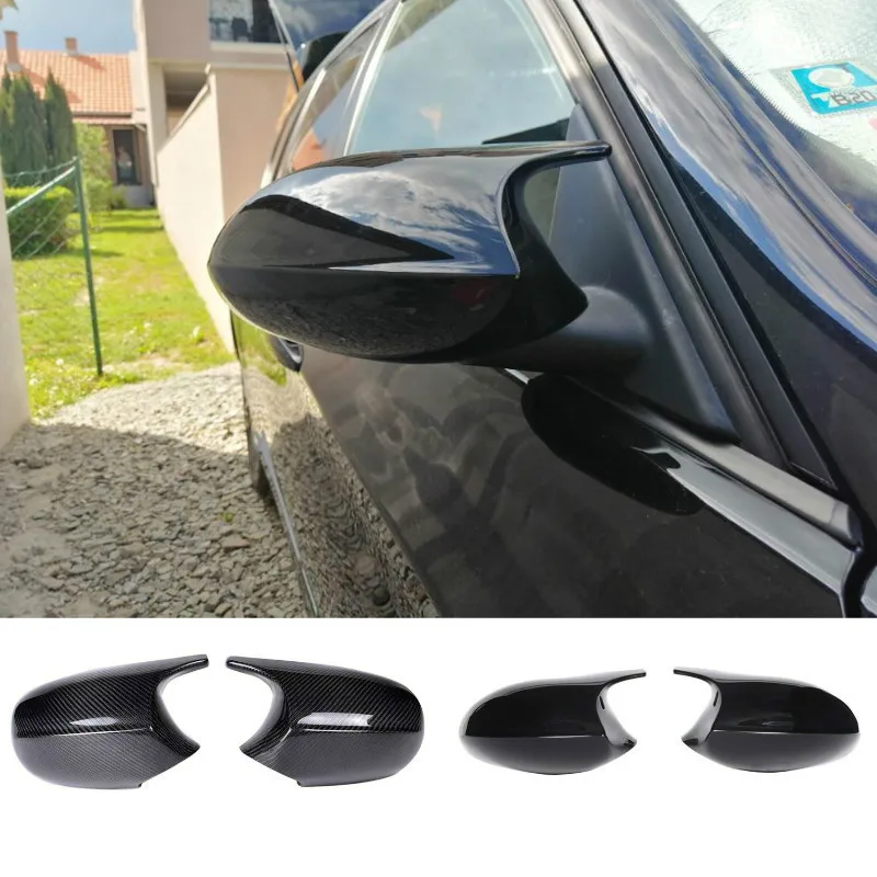 

M3 Style 2x Mirror Cover E90 Car Rearview Mirror Cover Cap For BMW E90 E91 PRE-LCI 2005-2007 E92 E93 2006-2009 E80 E81 E87