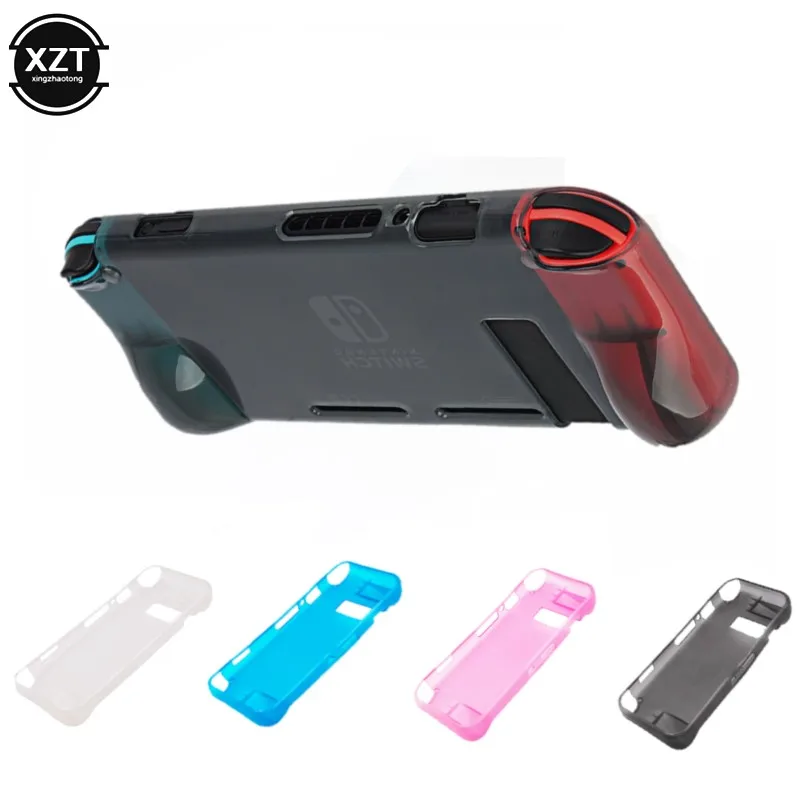 Funda para consola de controlador NintendoSwitch, funda protectora de empuñadura de mano de TPU suave, funda de piel para Nintendo Switch NS Joycon Holder