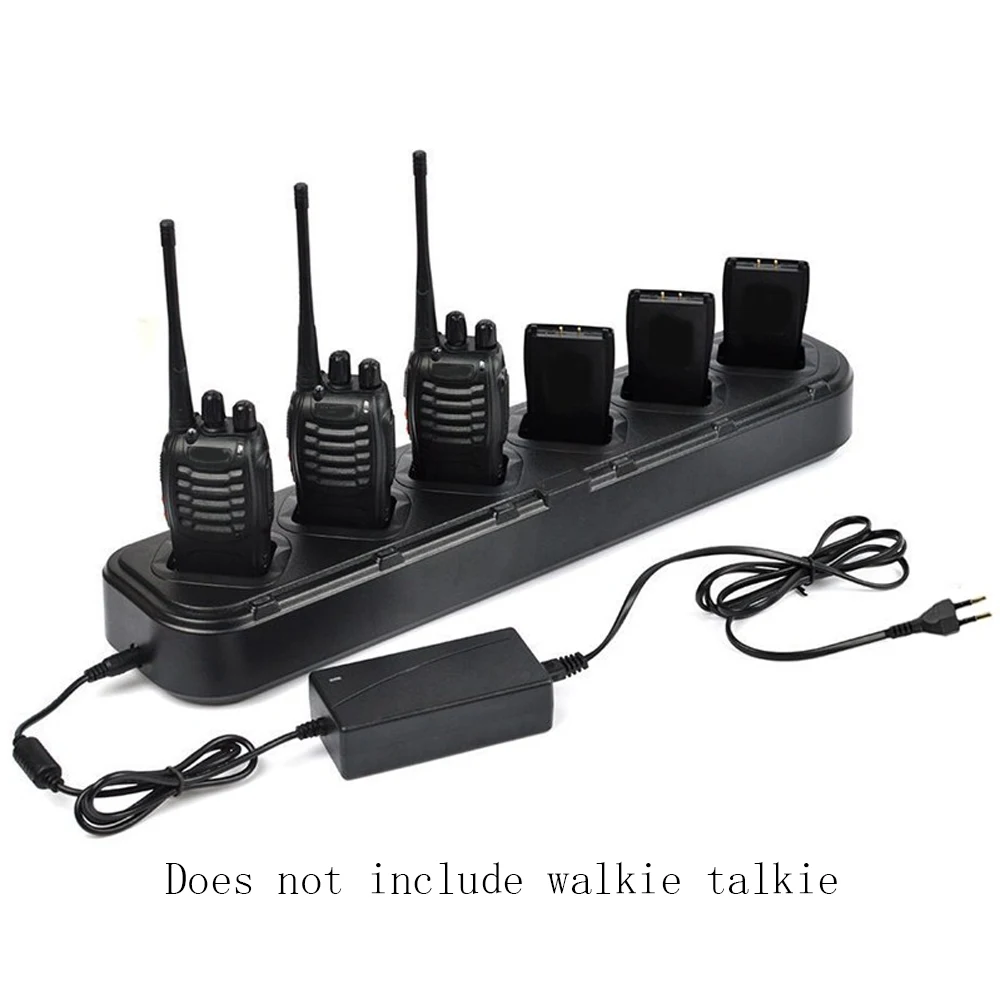 Baofeng 6 Way Charger Multi Snellader Voor Baofeng BF-888S Handheld Twee Manier Radio Transceiver