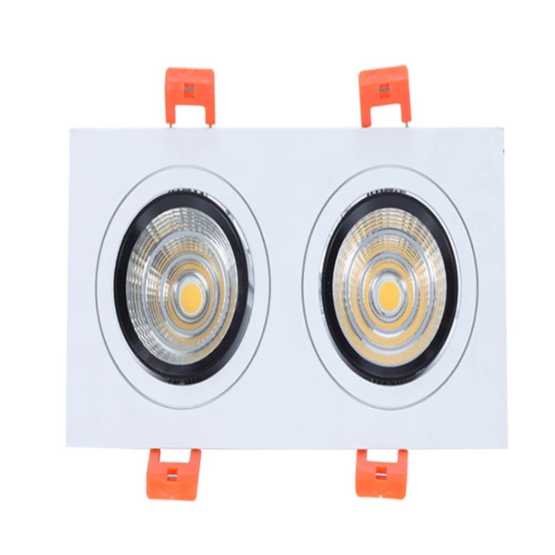 LED Low power consumption Panel Light 5W/12W Embedded COB Double Downlight LED Ceiling Light Down Light