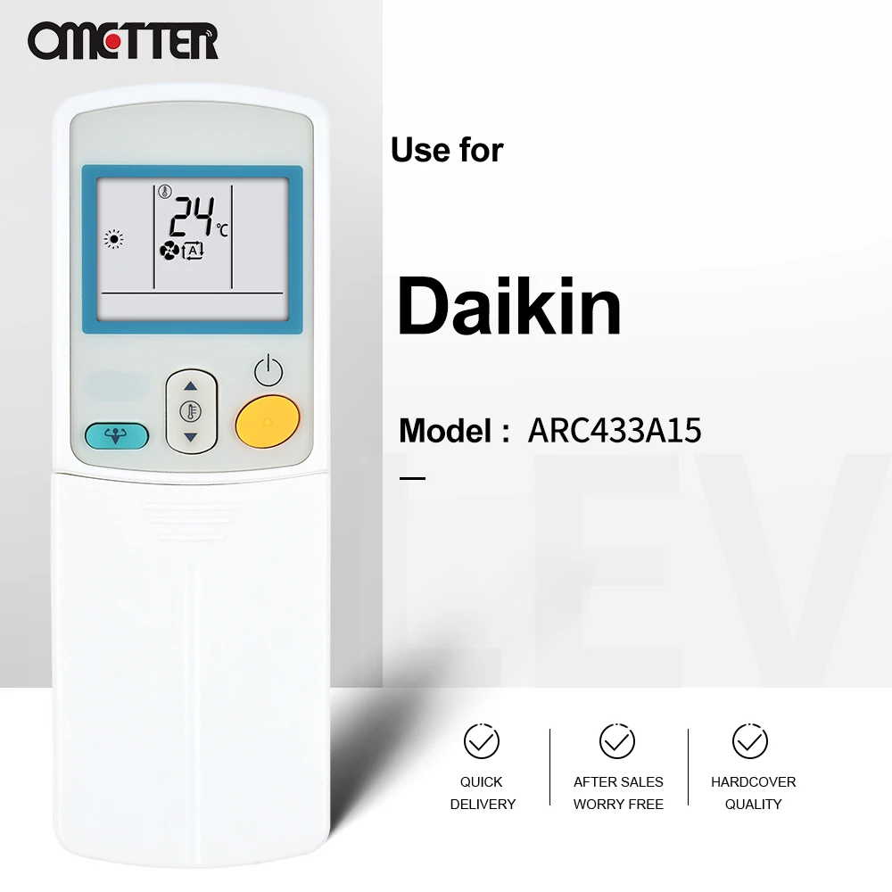 NEW  For DAIKIN Air Conditioner Remote Control ARC433A15 ARC433A24 ARC433A55 ARC433A73 ARC433A75