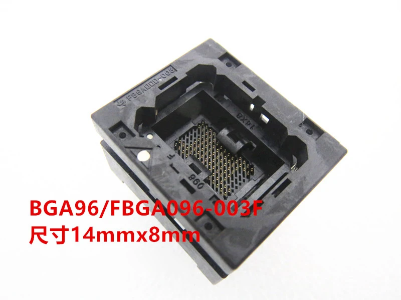 

FBGA096-003F BGA96 14*8mm IC Burning seat Adapter testing seat Test Socket test bench in stock