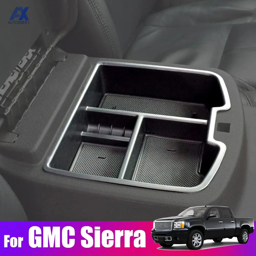 Center Console for Chevrolet Yukon Avalanche Chevy Tahoe GMC Sierra Silverado Suburban 1500 2500 Organizer Armrest  Storage Box