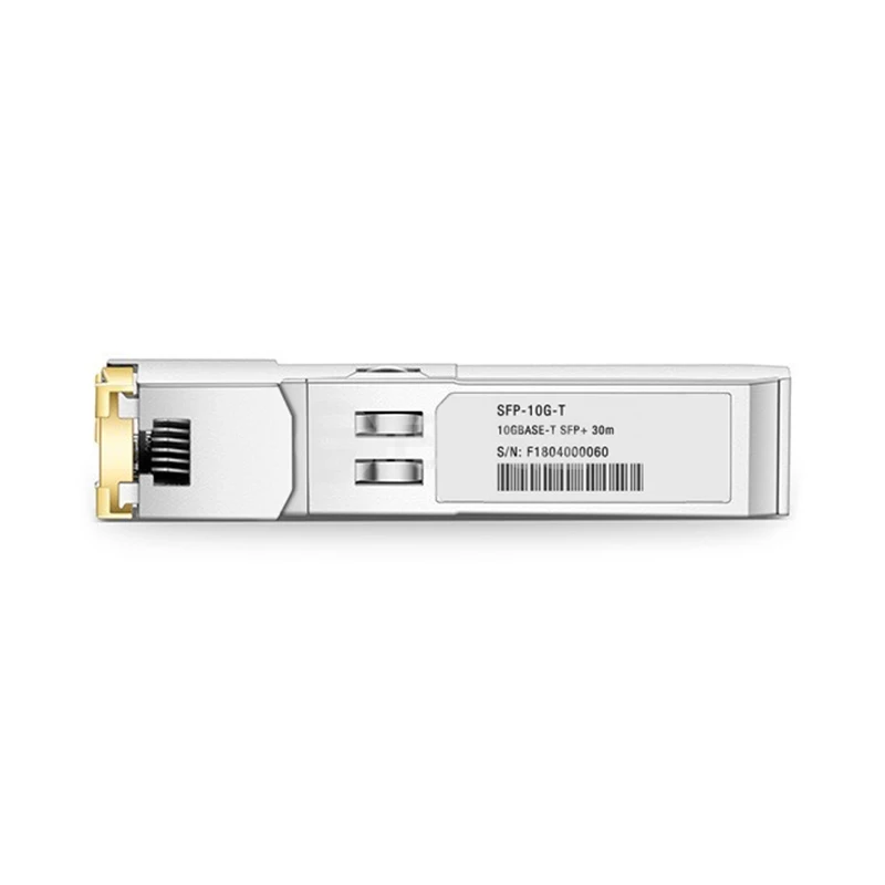 10G SFP + RJ45 Tembaga Modul 10000M SFP RJ-45 10GBASE-T SFP-10G-T Media Converter Modul Fiber Optic Switch untuk Mikrotik Pfsense