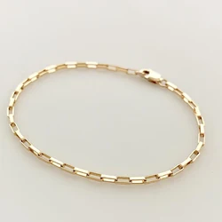Bracciale a catena riempito in oro 14 carati gioielli fatti a mano Boho Charms bracciali cavigliere Vintage per donna bracciale in oro regalo damigella d'onore