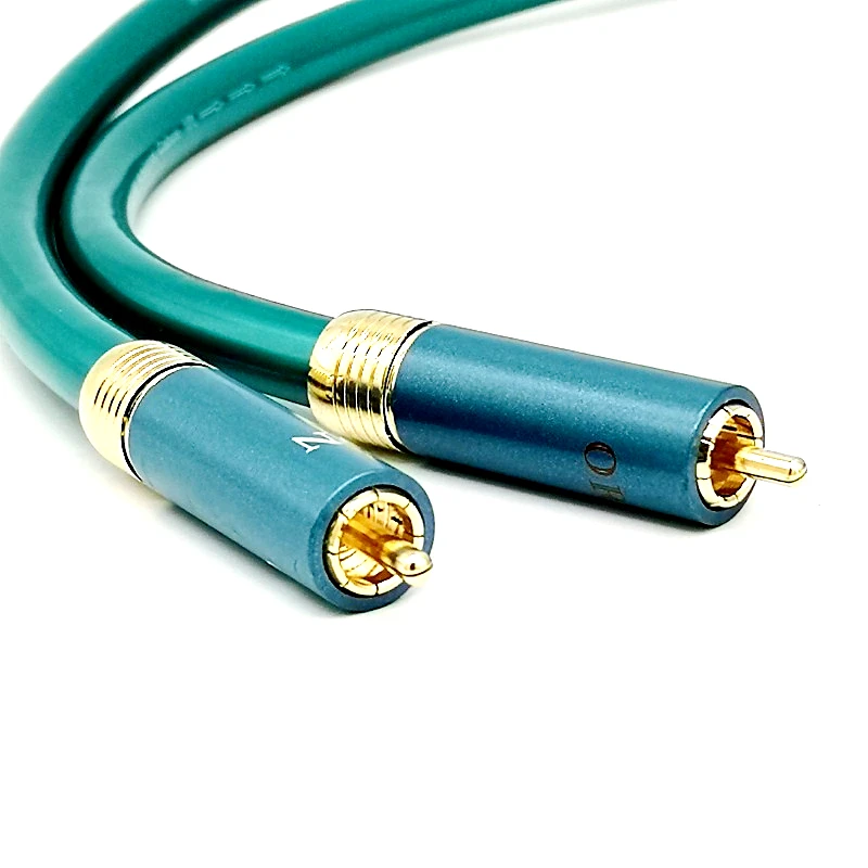 Orfoton 8N OFC RCA To XLR Male / Female Cable With Carbon Fiber Plug