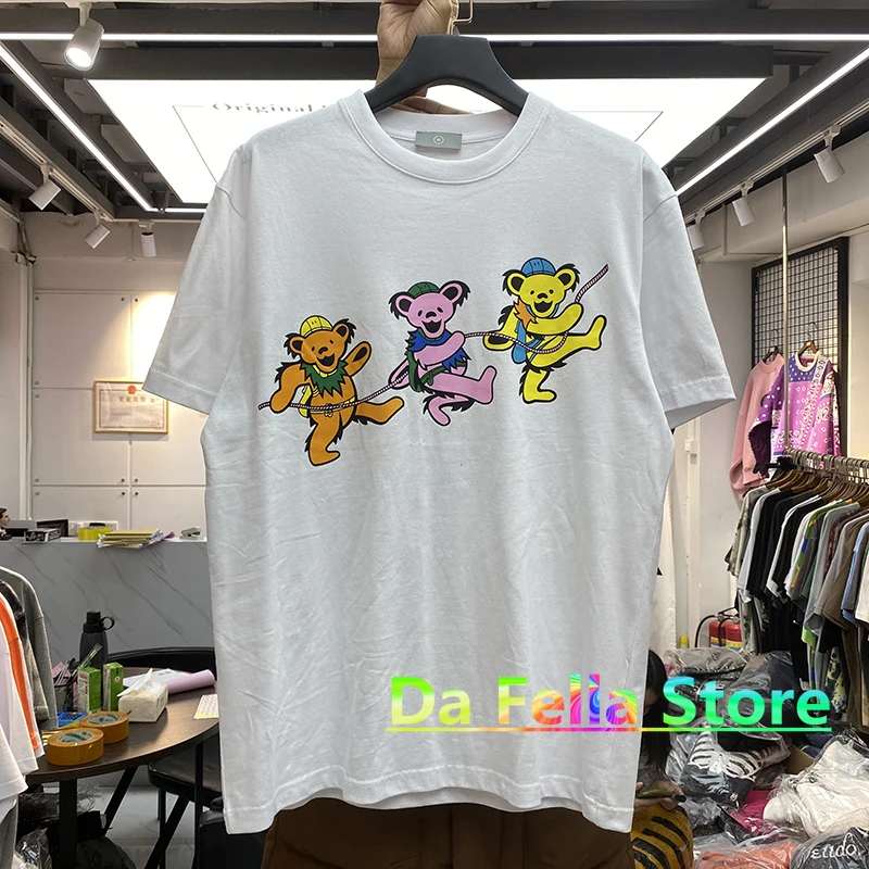 Little Bears T-shirt 2021SS Men Women High Quality Carton Digital Printed Casual Market Tee Tops Short Sleeve