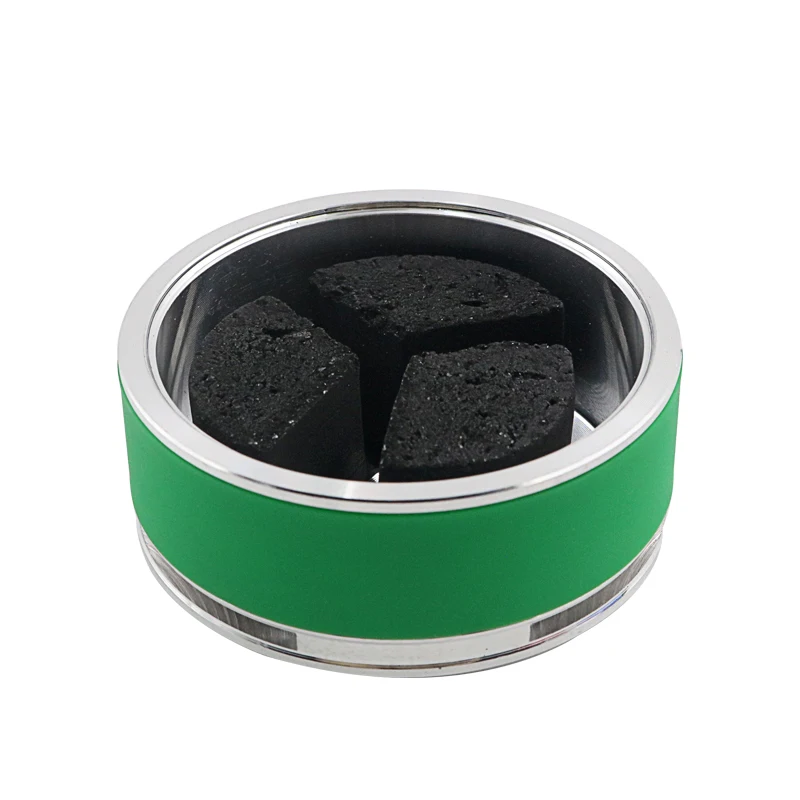 

1pc Hookah Heat Management With Silicone Shisha Hookah Nargile Sheesha Chicha Water Pipe Aluminum Alloy Carbon Holder Accessorie