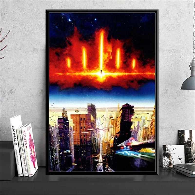 The Fifth Element Classic Sci-Fi Movie Poster And Prints Art Paintings Canvas Printings Wall Pictures Home Decor Obrazy Plakat