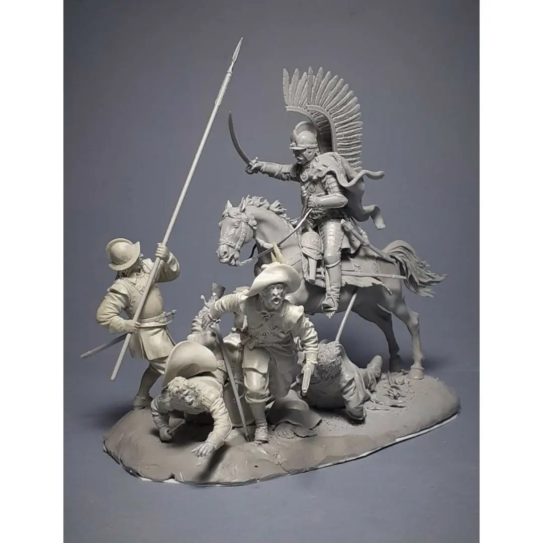 

54mm Resin Model Figure GK， Unassembled and unpainted kit
