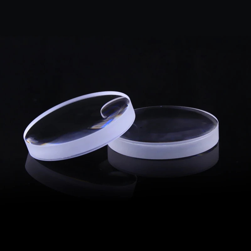 

Calcium fluoride material D12.7mm plano-convex lens pure white glass high-precision focusing material