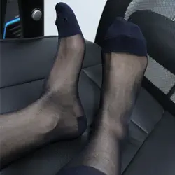 Sexy Socks For Man Business Man Calf Reinforced Socks Formal Dressing  Tights Socks Middle Calf Movie Star Socks Fine Quality