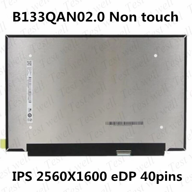

Original 13.3-inch B133QAN02.0 QHD 1560X1600 for Huawei Honor D 14 W50F W00D notebook LCD screen