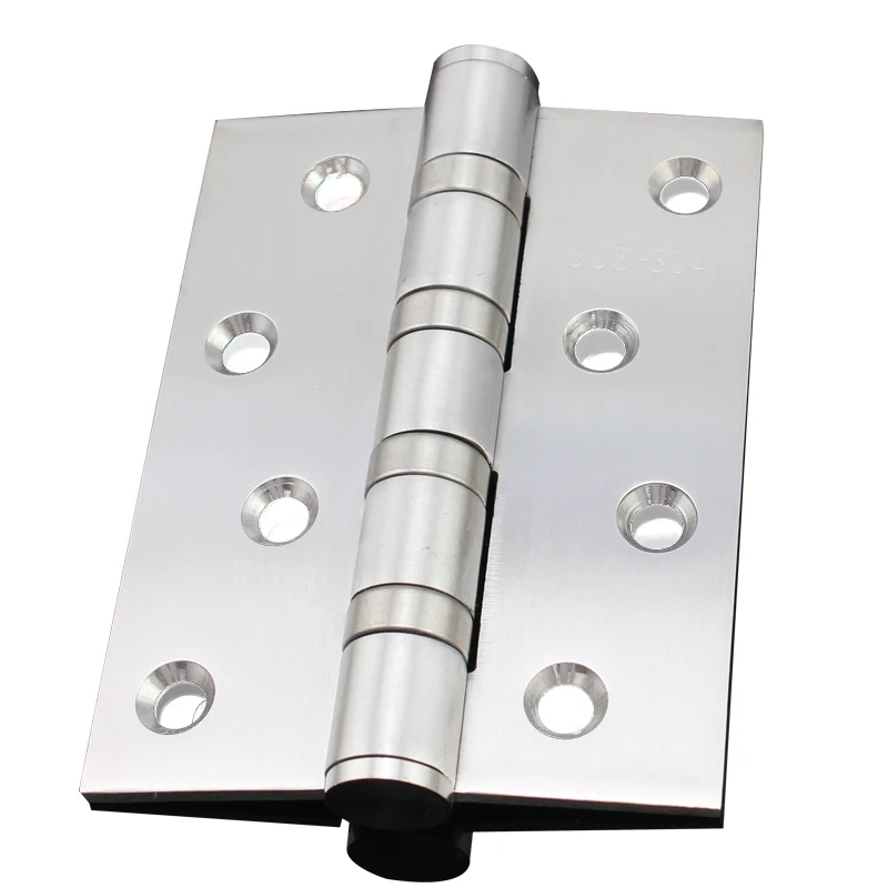 

304 stainless steel room door child and mother hinge silent bearing toilet loose leaf wooden door flat folding