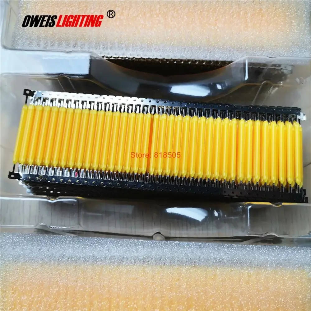 100pcs GW T3LWF2.DM ( BIN: ME-4950S5-F1-30 ) 5000k White 47v 30mA 1.5W Tungsten Bulb Filaments LEDs