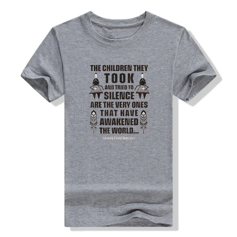 Every Child Matters - The Children They Took Have Awakened T-Shirt Graphic Tee Shirts Tops