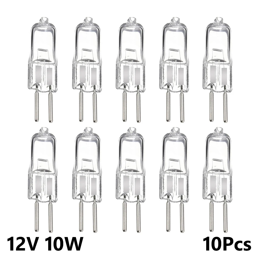 10W 10Pcs Heldere Ultra Lage Prijs Clear Jc Type Geplaatst Kralen Crystal Warm Gloeilampen Super Halogeenlamp 12V G4 Indoor Verlichting