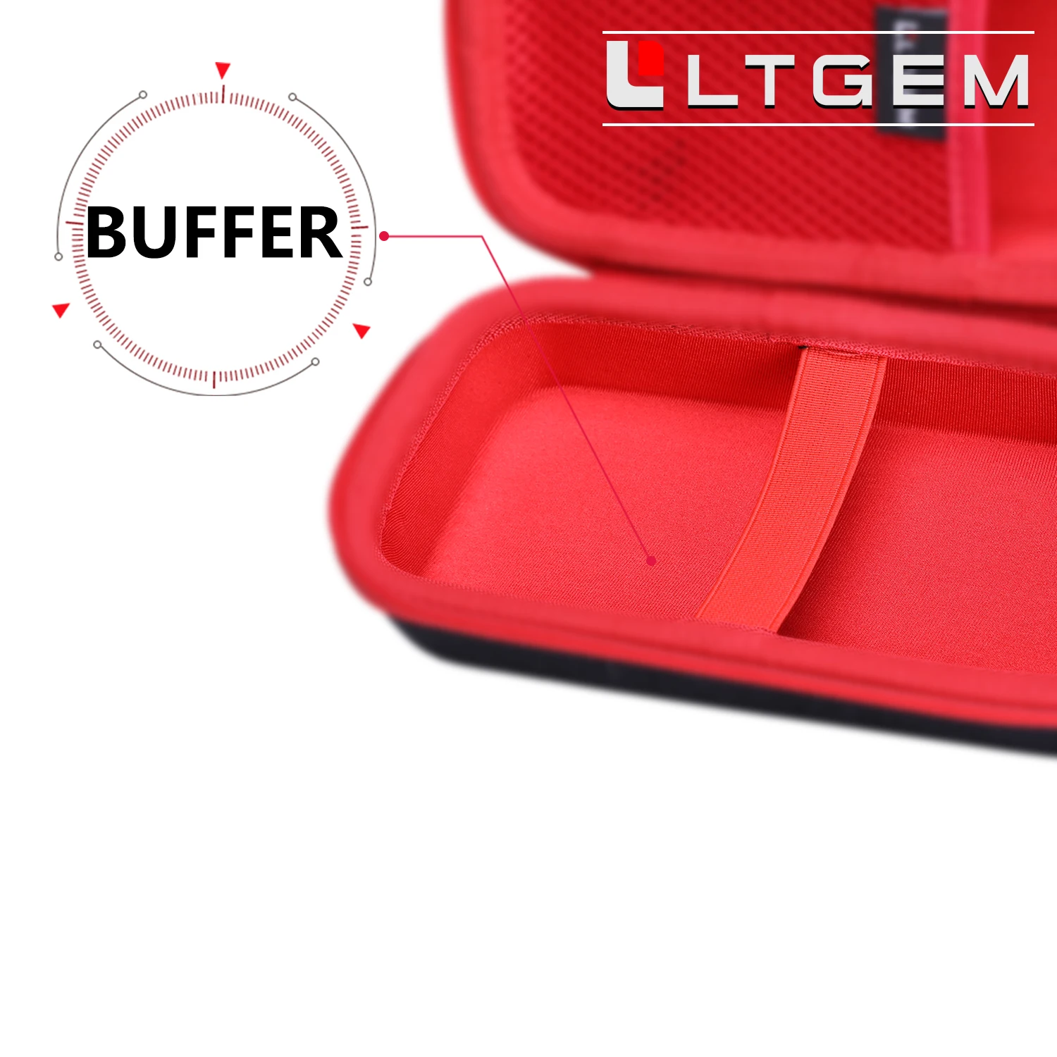 LTGEM EVA Hard Case für Digital-Multimeter Volt Meter (für 4000 Zählt)