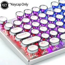 104Pcs/Set  Universal Round Key Cap Keycaps for Cherry MX Mechanical Keyboard Backlit Design High-Quality PBT Material