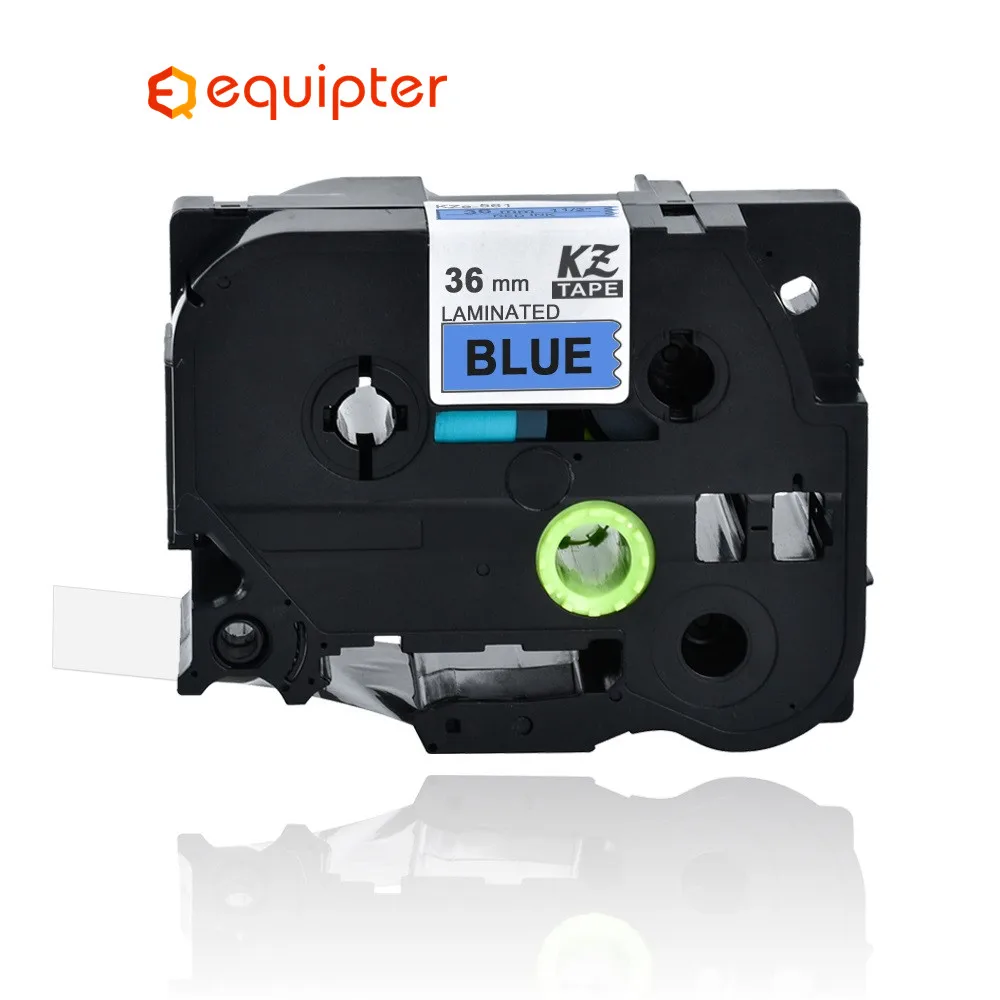 

36mm Tze561 label Black on Blue Compatible for P-touch Tze tape cartridge Tz-561 Tze-561 TZE561 TZE for Brother label printer