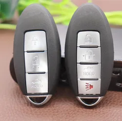 Smart Remote Key Shell für Infiniti G25 G35 G37 Ersatz Rohlinge Fall mit Notfall Uncut Klinge