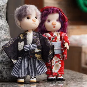 Japanisches Kimono -Accessoires, Puppe Obitsu 11 BJD, nationales Kostüm, Kleidung für OB11, YMY, DDF, GSC, Body9, 1:12 10 Hauptverkäufe Kinderkleidung - №9