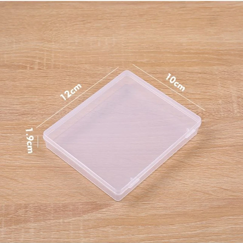 PP Boxes 2pcs Practical Toolbox Plastic Container Box for Tools Case Screw Sewing  Transparent Component Screw Jewelry Storage