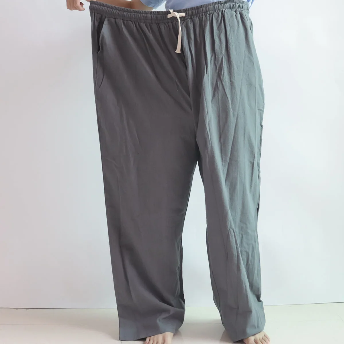 Autumn Spring Pants Men 11XL Waist 170cm 10XL 9XL 8XL 7XL 6XL Cotton Large Size Trousers 5 Colors