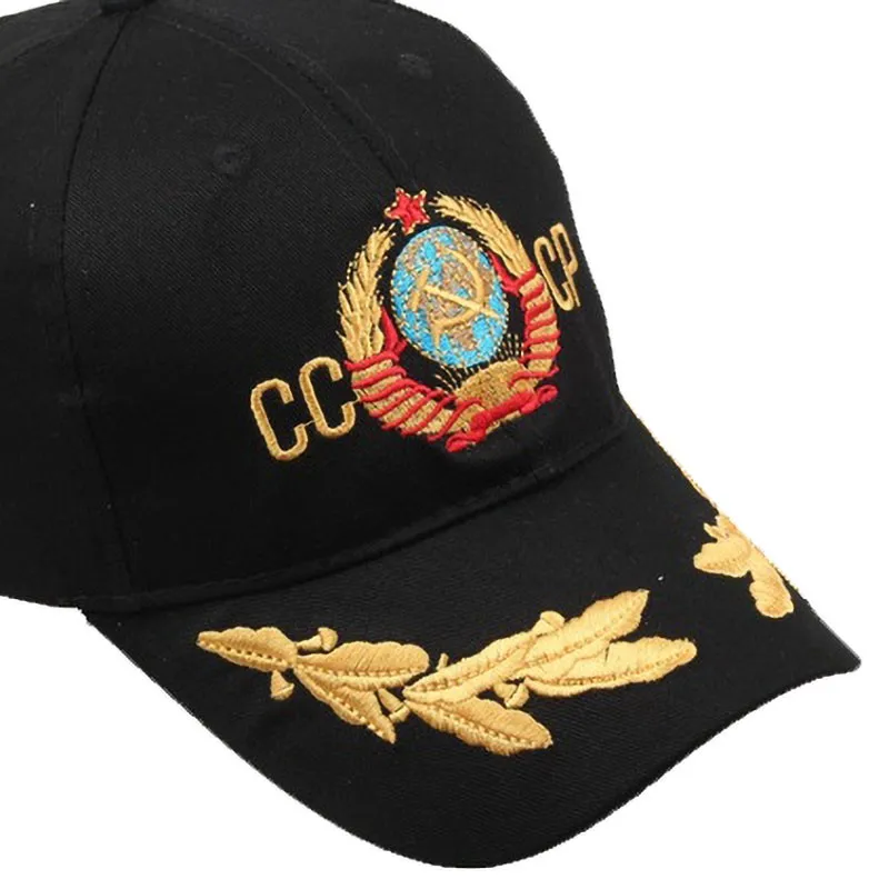 Soviet Red Revolution CCCP Flag Baseball Cap For Men And Women Cotton Outdoor Casual Dad Hat Commemorative Snap Back Wholesale