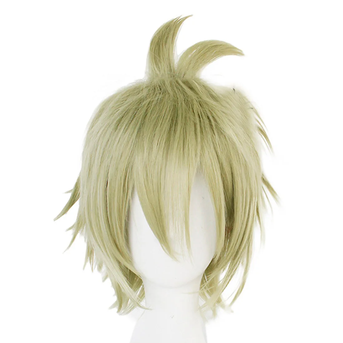 2021 аниме Danganronpa Rantaro Ямамай Rantarou зеленый короткий парик Косплэй костюм для косплея данганронпа Уганда V3 Синтетический волос вечерние парики