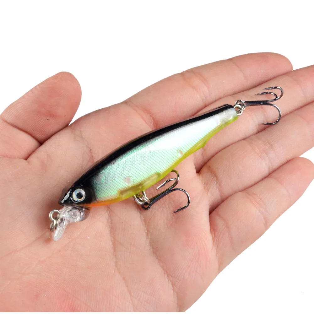 1PCS Minnow Fishing Lure Wobbler 7.5g 8cm Trolling Fake Bait Artificial Crankbait Japan For Carp Bass Pike Peche Pesca Tackle