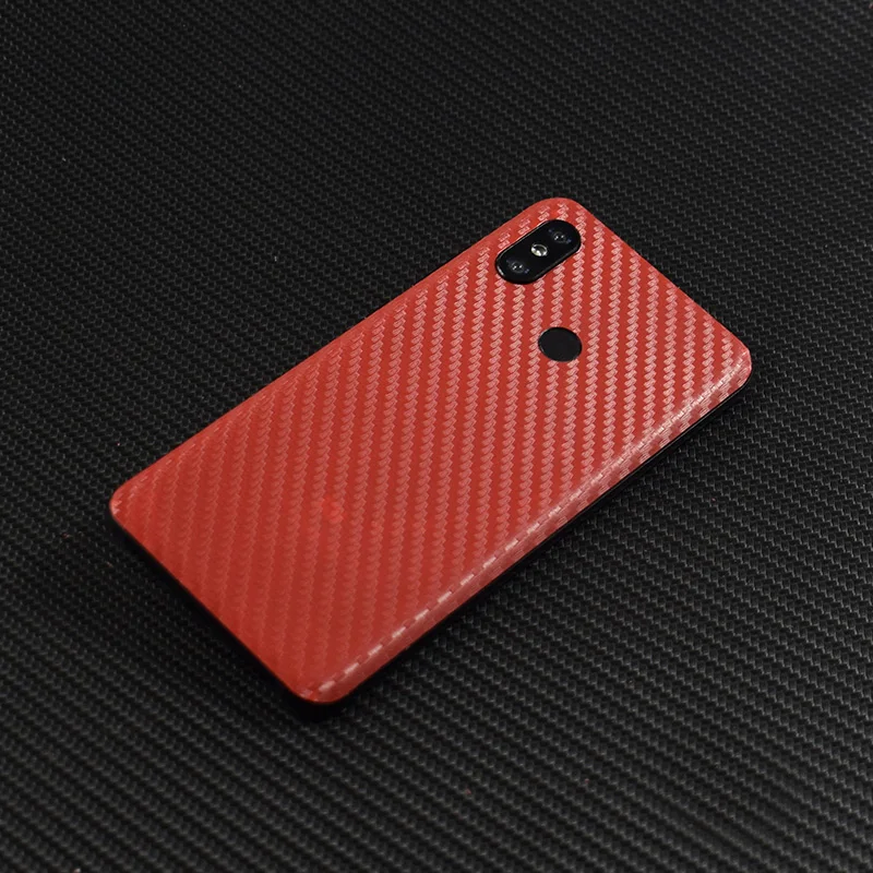 3D Carbon Fiber Decal Phone Back Sticker for Xiaomi Mi10T Pro Note 10 10T Lite Poco X3 Pro F3 X2 F2 Pro F1 M3 M2 Pro Wrap Skin