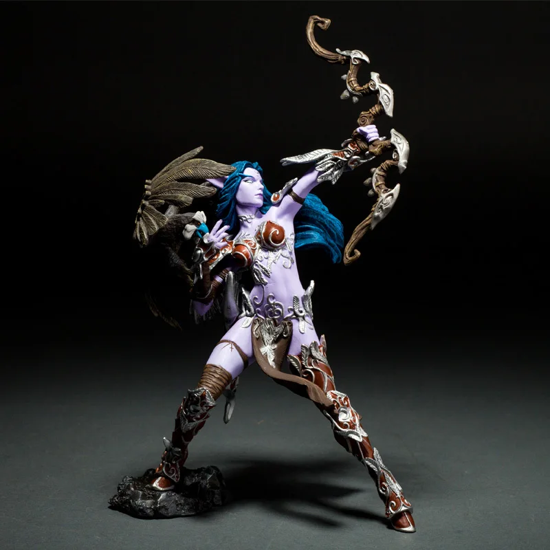 Night Elf Hunter Alathena Moonbreeze Sorna Figure wow collection model toy