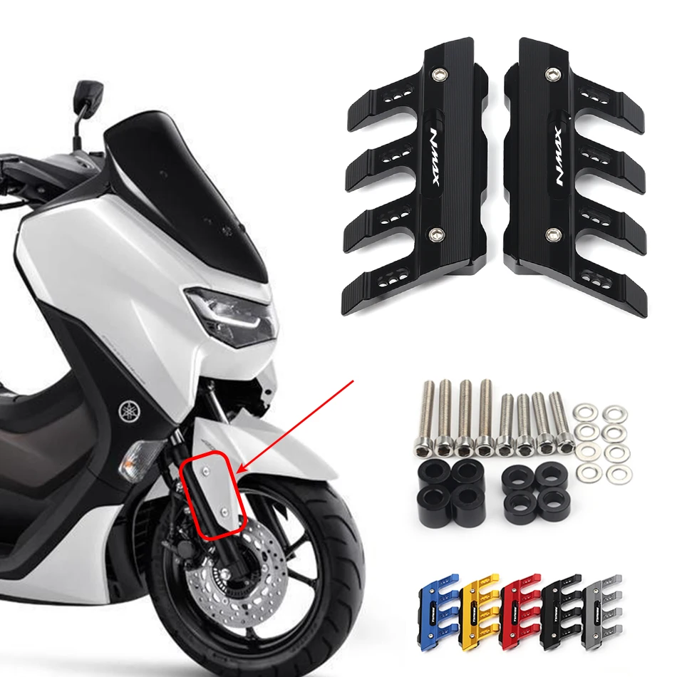 

Motorcycle CNC Aluminum Front Fender Anti-Fall Slider Protector Mudguard Cover Protection Accessories For Yamaha NMAX155 NMAX125