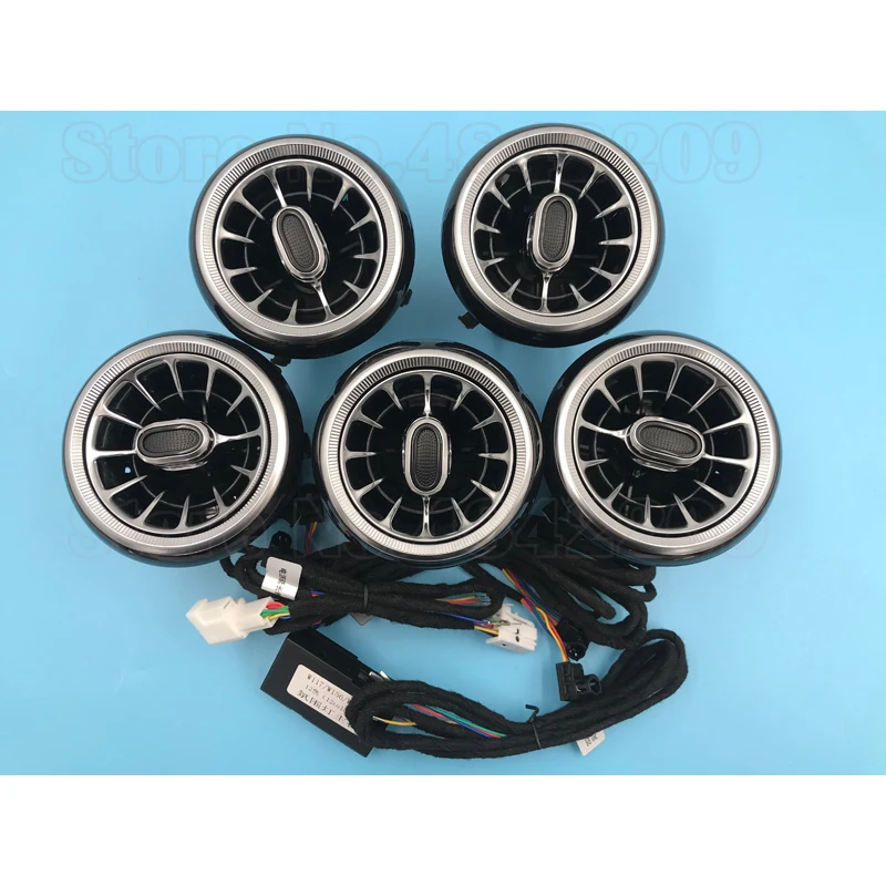 Colors decorative Ambient Light  A/C/E/S/V/CLA/GLA/GLC class For Benz W176 W205 W213 W222 W447 W117 W156 X253 Air Outlet Turbo