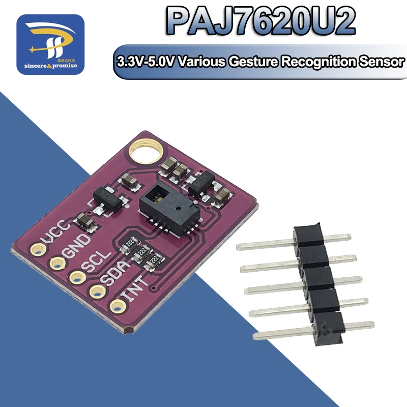 PAJ7620U2 Various Gesture Recognition Sensor Module For Arduino PAJ7620 Built-in 9 gesture IIC interface intelligent recognition