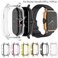 For Huami Amazfit GTS 2 2e Smart Watch Protection Cover Case Full Coverage TPU clear Protective Shell For Xiaomi Amazfit GTS2/2e