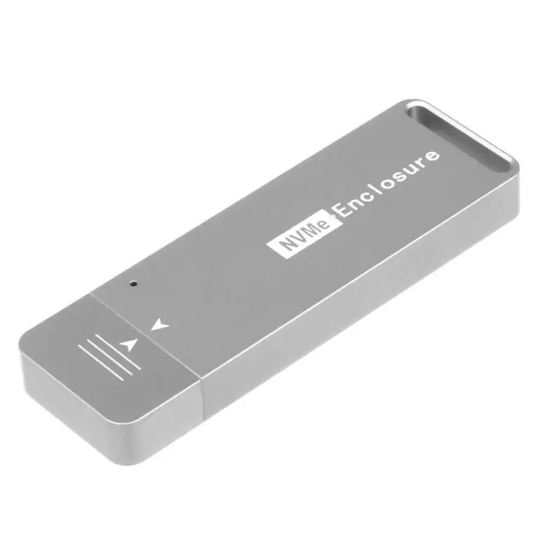 XT-XINTE M.2 PCIe SSD Enclosure to USB3.1 Type-A Gen 2 M.2 SSD Case 1000MB/s PCIe Hard Disk External for M.2 NVMe 2242 2230 SSD