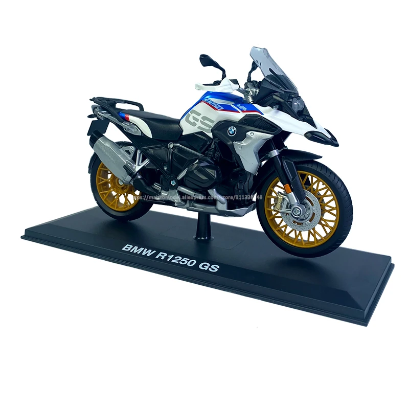 Maisto 1:12 4S shop special edition color box BMW R1250 GS alloy motorcycle model static car model collection toy gift