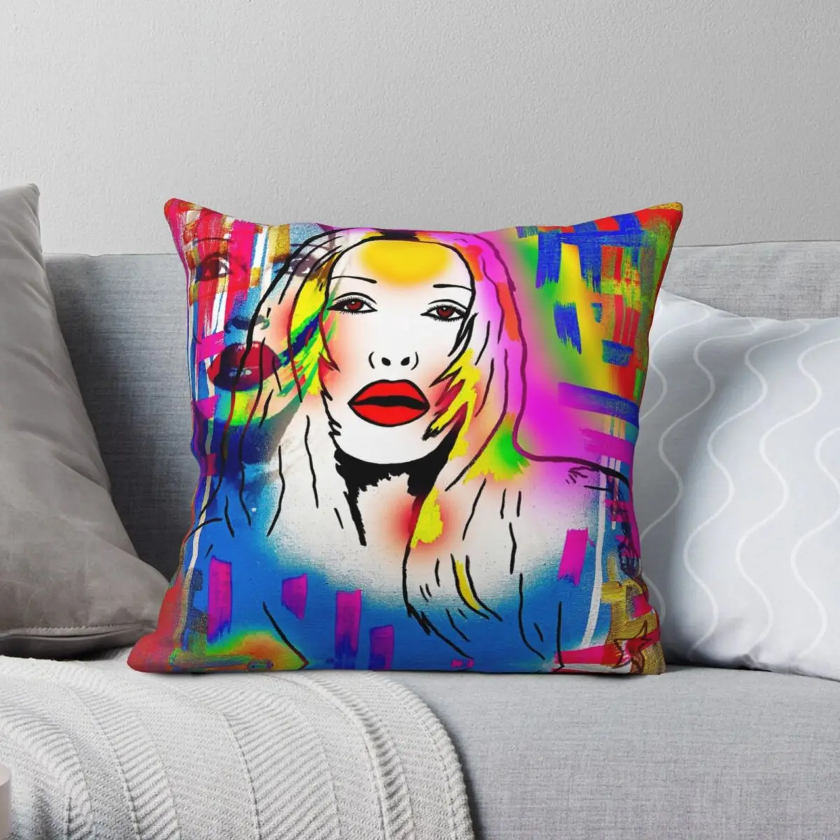 Pete Burns Collection Merchandise Pillowcase Polyester Linen Velvet Zip Decor Throw Pillow Case Sofa Seater Cushion Cover 18