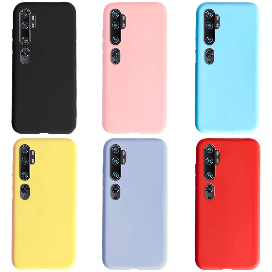 Soft Silicone Case for Xiaomi Mi CC9 CC 9 Pro Case Bumper Shockproof Cover Thin Case for Xiomi Xiaomi Note 10 Mi Note10 Pro Case