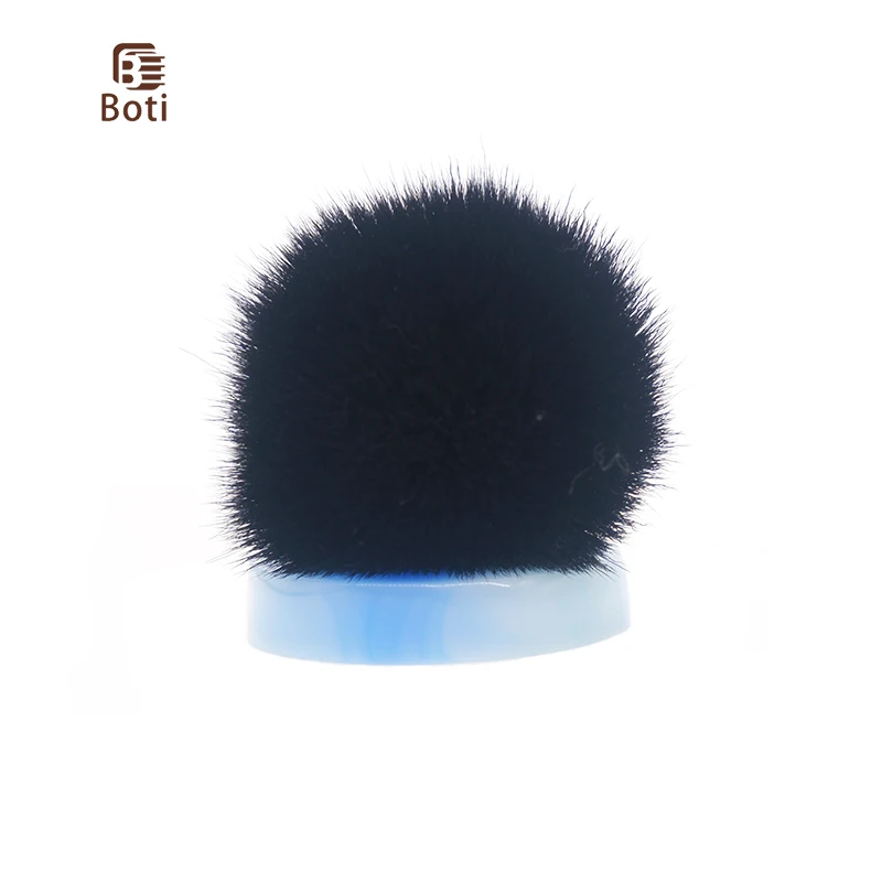 Boti Brush-Black Synthetic Hair Knots Bulb Type Daily Exclusive Beard Care Tool Handmade Beard Shaping Kit