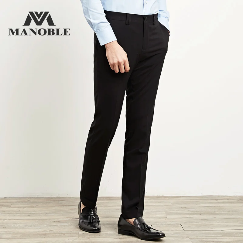 

High Quality Brand New Fashion Men's Pants Mens Dress Pants Pants Straight Suit Trousers Formal Suit Slim Fit Pants Black