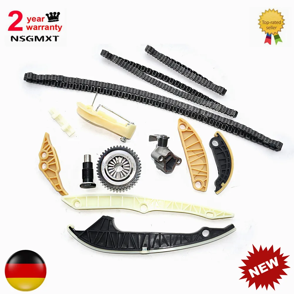 AP01 Timing Chain Kit (13 PCS) For Audi A3 A4 A5 A6 Q5 TT Allroad/VW Beetle EOS GTI Jetta Passat Tiguan CC Golf 1.8 2.0 TSI